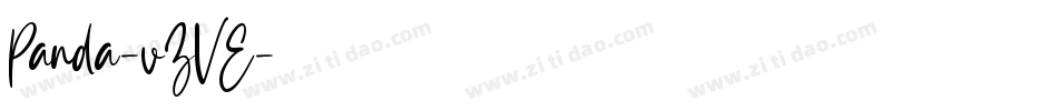 Panda-vZVE字体转换