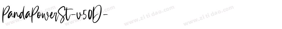 PandaPowerSt-v50D字体转换