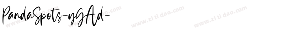 PandaSpots-yGAd字体转换