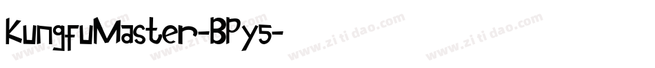 KungfuMaster-BPy5字体转换