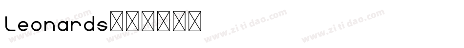 Leonards字体转换