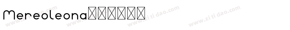 Mereoleona字体转换