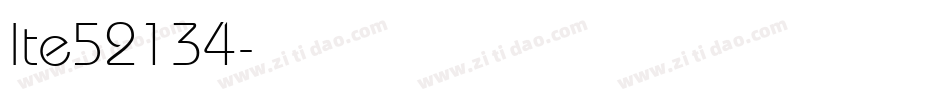lte52134字体转换