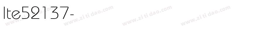 lte52137字体转换