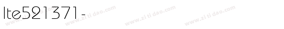 lte521371字体转换