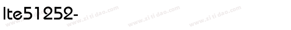 lte51252字体转换