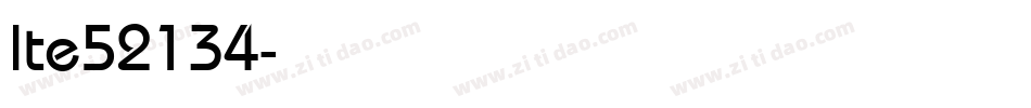 lte52134字体转换
