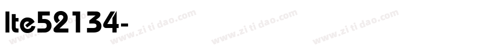 lte52134字体转换