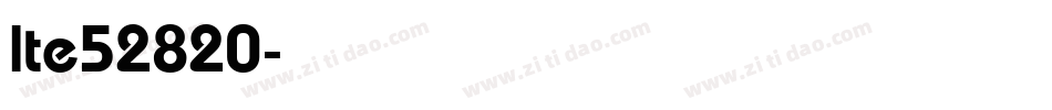 lte52820字体转换
