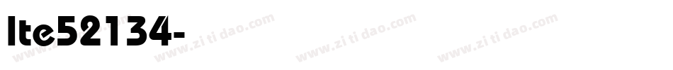 lte52134字体转换