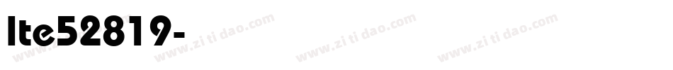 lte52819字体转换