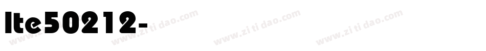 lte50212字体转换