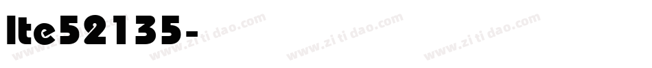 lte52135字体转换