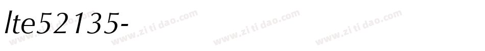 lte52135字体转换