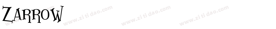 Zarrow字体转换