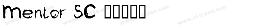 Mentor-SC字体转换