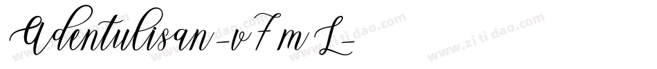 Adentulisan-v7mL字体转换
