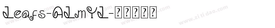 Leafs-ALmYL字体转换