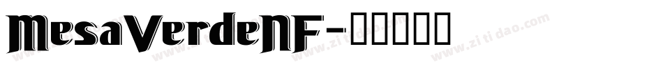 MesaVerdeNF字体转换