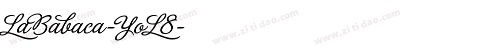 LaBabaca-YoL8字体转换
