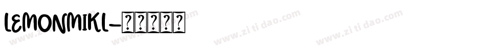 LEMONMIKL字体转换