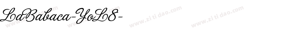 LaBabaca-YoL8字体转换