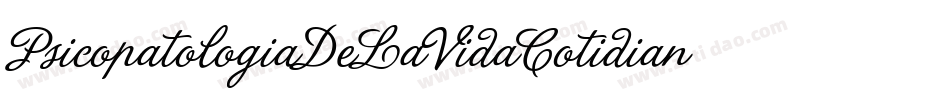 PsicopatologiaDeLaVidaCotidiana-WRWz字体转换