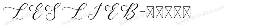 LESLIEB字体转换