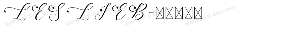 LESLIEB字体转换