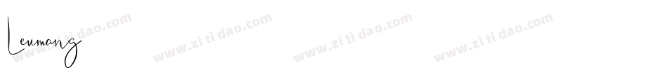 Leumang字体转换