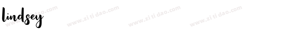 lindsey字体字体转换