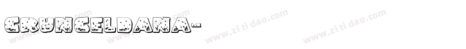 Grungeldana字体转换