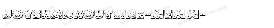 JoySharkOutline-Memw字体转换
