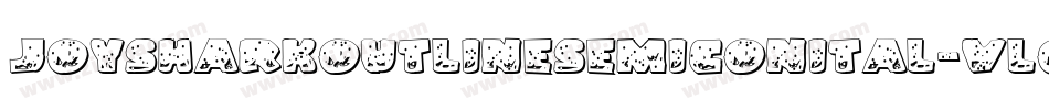 JoySharkOutlineSemiConital-vlO7字体转换