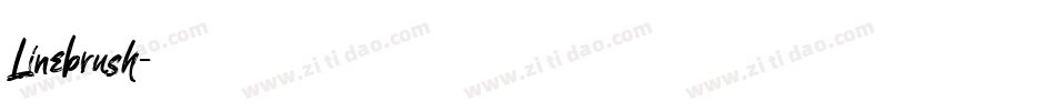 Linebrush字体转换