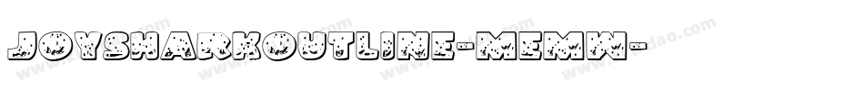 JoySharkOutline-Memw字体转换