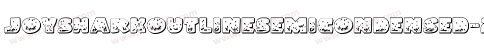 JoySharkOutlineSemiCondensed-2AYl字体转换