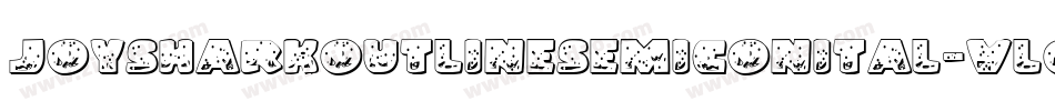 JoySharkOutlineSemiConital-vlO7字体转换