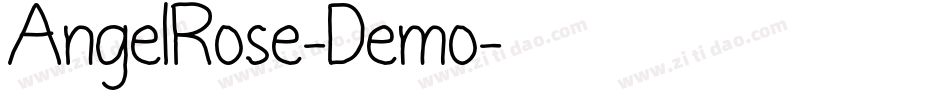 AngelRose-Demo字体转换