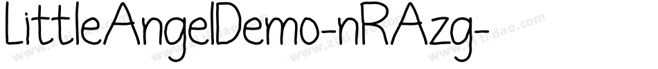LittleAngelDemo-nRAzg字体转换