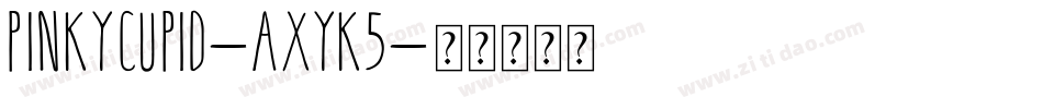 PinkyCupid-axYK5字体转换