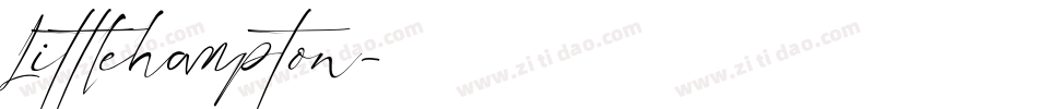 Littlehampton字体转换