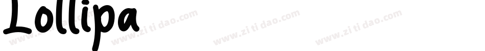 Lollipa字体转换