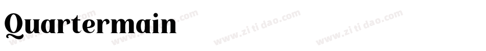 Quartermain字体转换