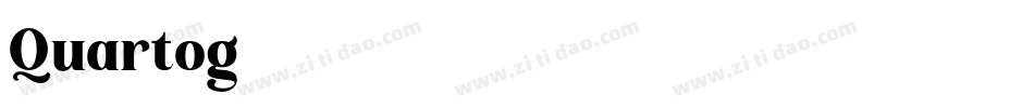 Quartog字体转换