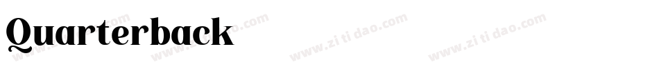 Quarterback字体转换