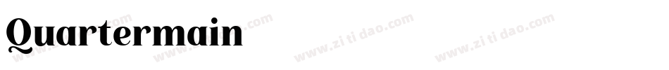 Quartermain字体转换