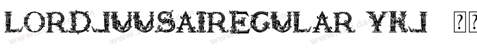 LordJuusaiRegular-yKj5字体转换
