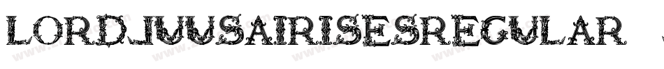 LordJuusaiRisesRegular-9Jo5字体转换