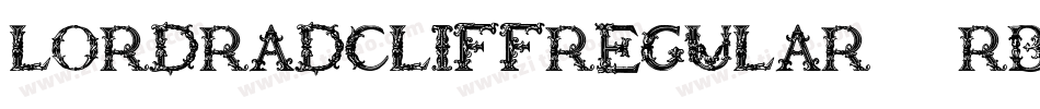 LordRadcliffRegular-10rB字体转换
